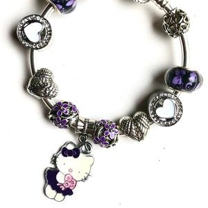 Pandora bangle ‘girls hello kitty style’